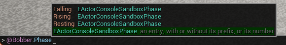 Choose an enum value from the list